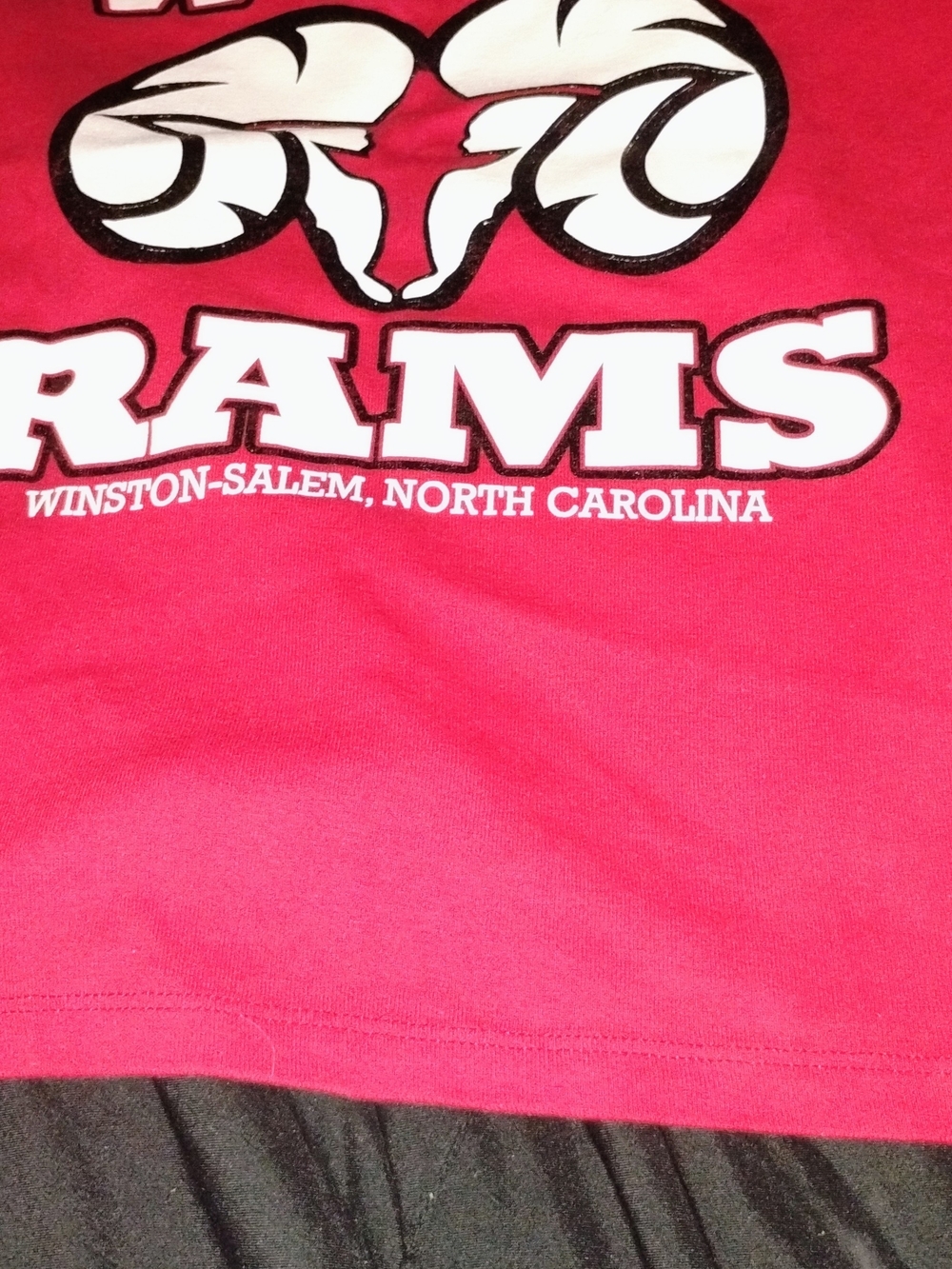 Winston-Salem Rams Women's Pink Graphic Tee